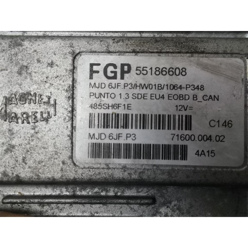FIAT CENTRALINA MOTORE FIAT Punto 2003>2010 usato