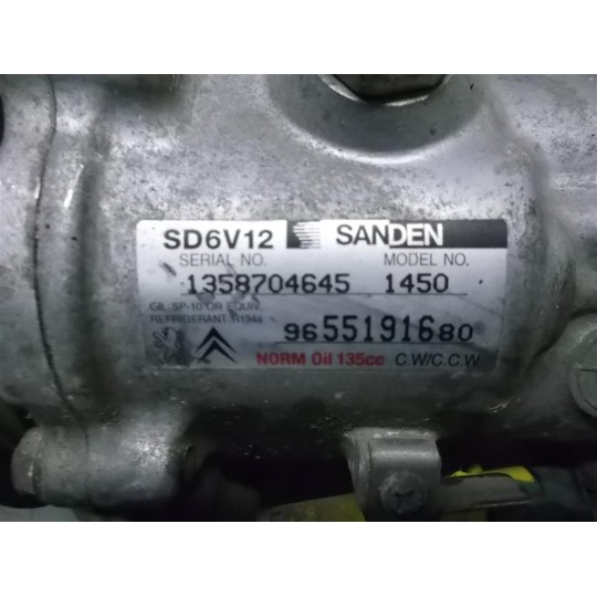 AIR CONDITIONER COMPRESSOR CITROEN C2 2003> used