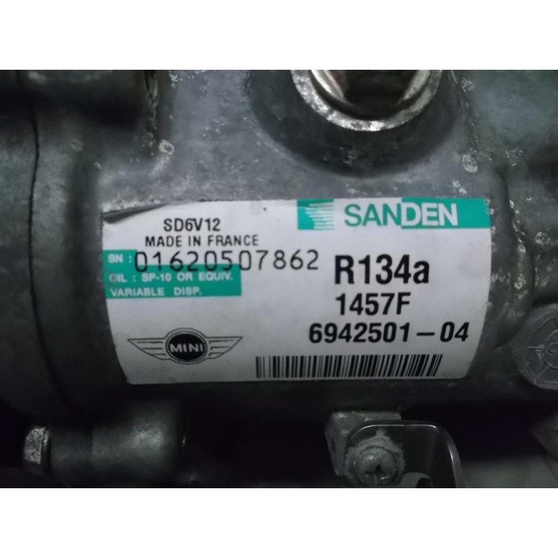 MINI COMPRESSORE ARIA CONDIZIONATA MINI R56  2006>2011 usato