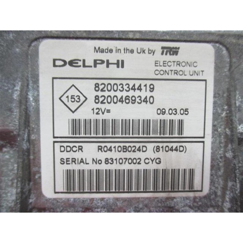 RENAULT ENGINE UNIT RENAULT Megane 2002>2006 used