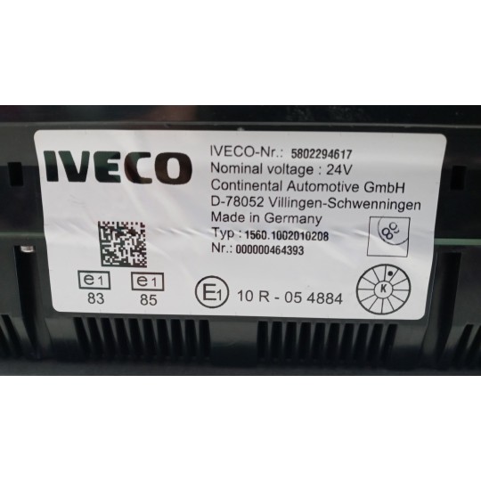 INSTRUMENT PANEL IVECO TRAKKER 2013> used