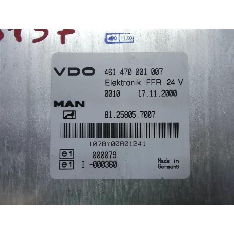 MAN VARIOUS CONTROL UNITS B  MAN TG-A 2000>2007 used