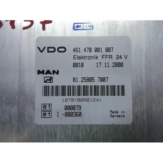 VARIOUS CONTROL UNITS B  MAN TG-A 2000>2007 used