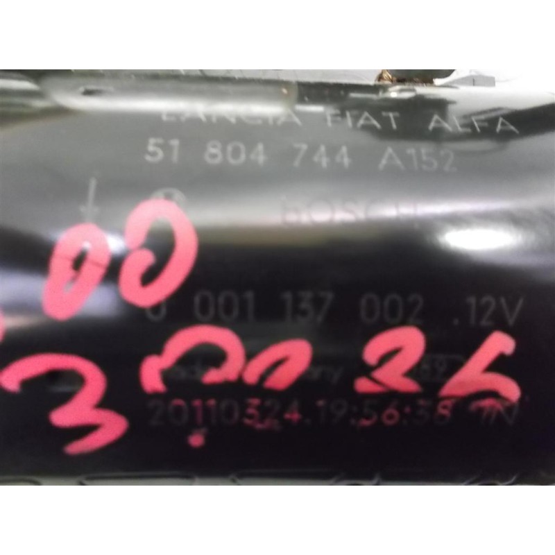 FIAT STARTER MOTOR FIAT F.500 2007>2015 used