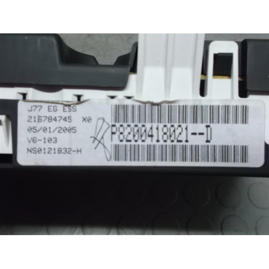 QUADRO STRUMENTI RENAULT Modus 2004>2007 usato