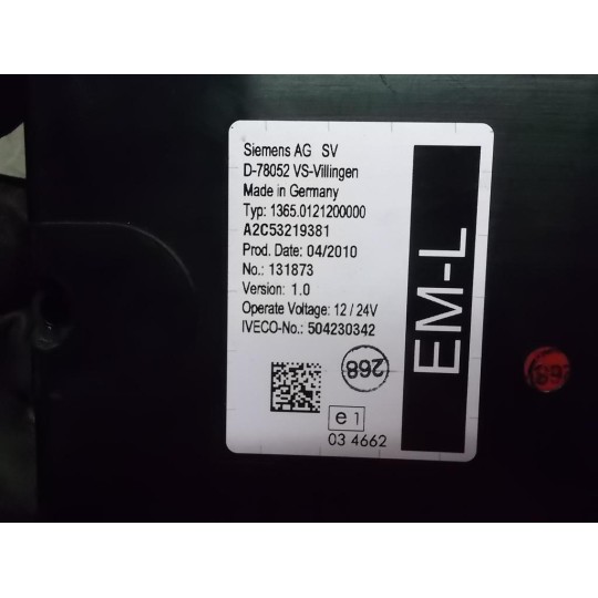 VARIOUS CONTROL UNITS E  IVECO EUROCARGO 2008>2013 used