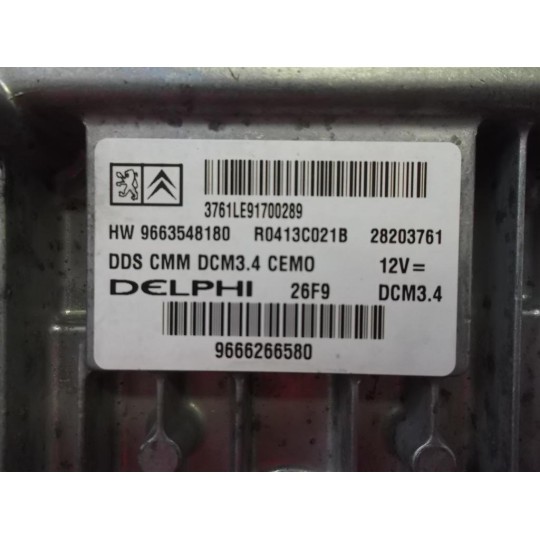 CENTRALINA MOTORE PEUGEOT 407 2004>2012 usato