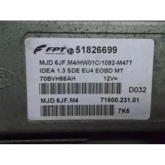 ENGINE UNIT LANCIA Musa 2007>2012 used