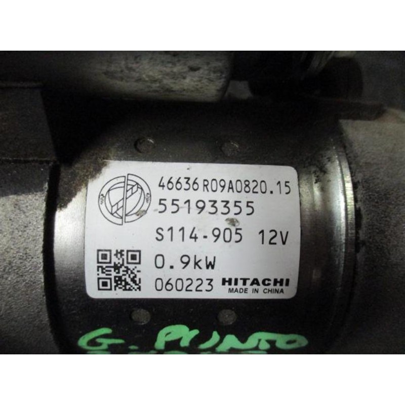 FIAT STARTER MOTOR FIAT F.Grande Punto 2005>2012 used
