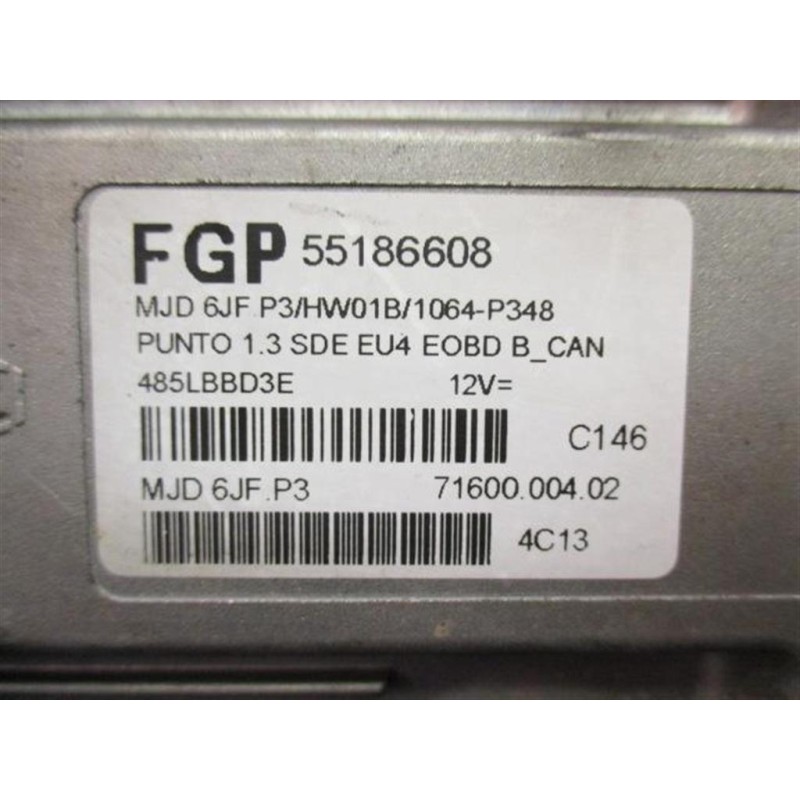 FIAT CENTRALINA MOTORE FIAT Punto 2003>2010 usato