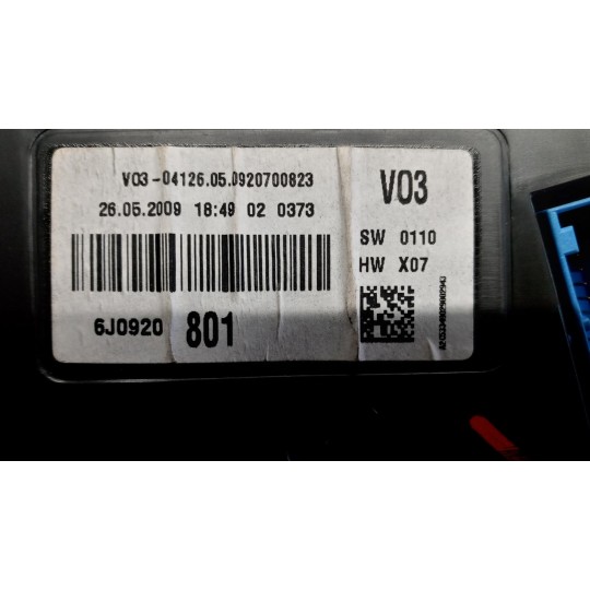 QUADRO STRUMENTI SEAT Ibiza 2008>2012 usato