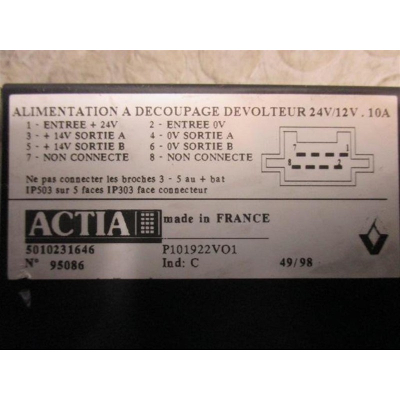 RENAULT truck VARIOUS CONTROL UNITS B  RENAULT truck Magnum 1990>2001 used