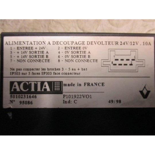 VARIOUS CONTROL UNITS B  RENAULT truck Magnum 1990>2001 used