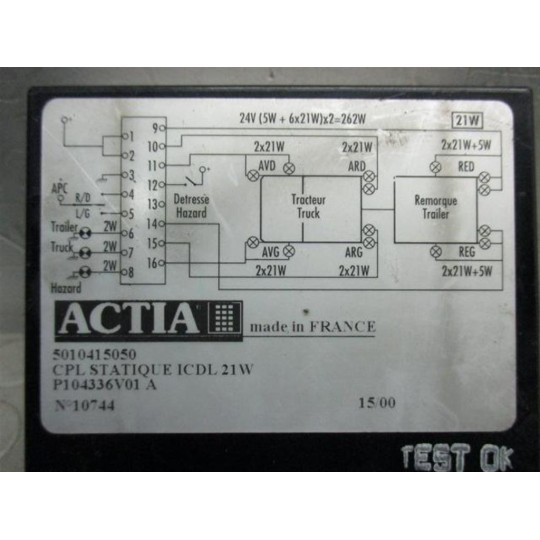 VARIOUS CONTROL UNIT C RENAULT truck Magnum 1990>2001 used