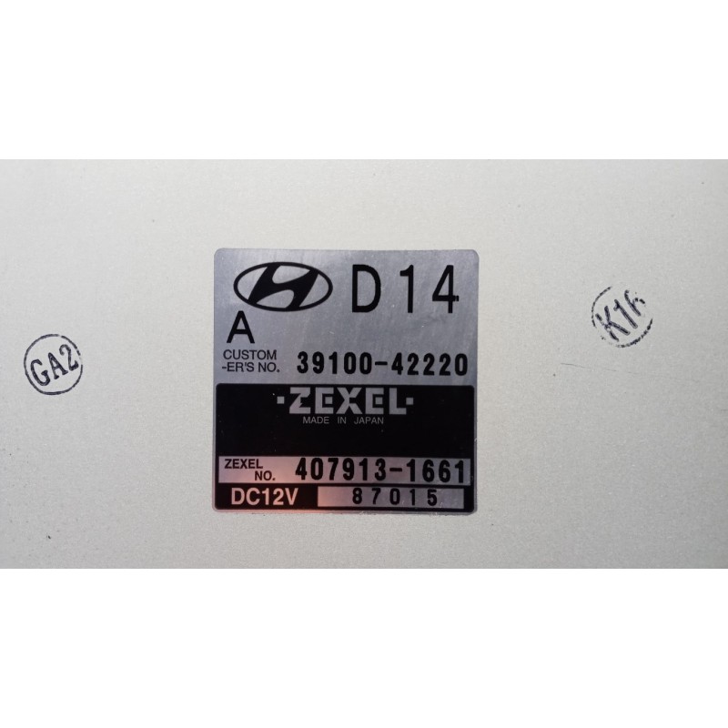 HYUNDAI ENGINE UNIT HYUNDAI H-1 1995> used