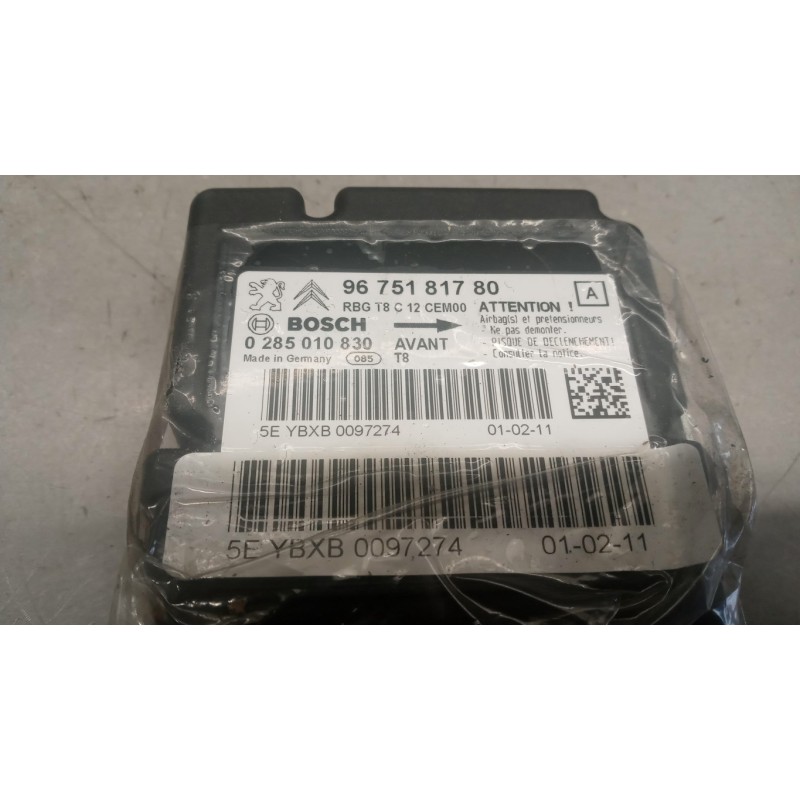 PEUGEOT CENTRALINA AIR BAG PEUGEOT 3008 2009> usato