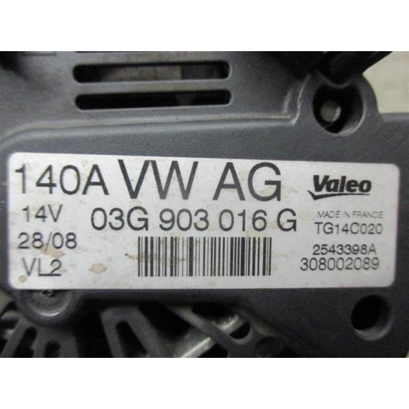 AUDI ALTERNATOR AUDI A4 2007>2011 used