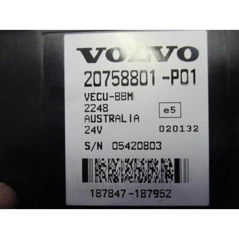 VOLVO truck VARIOUS CONTROL UNITS D  VOLVO truck FM12 used