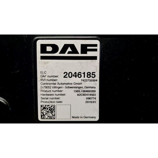 CENTRALINE VARIE DAF XF106 usato