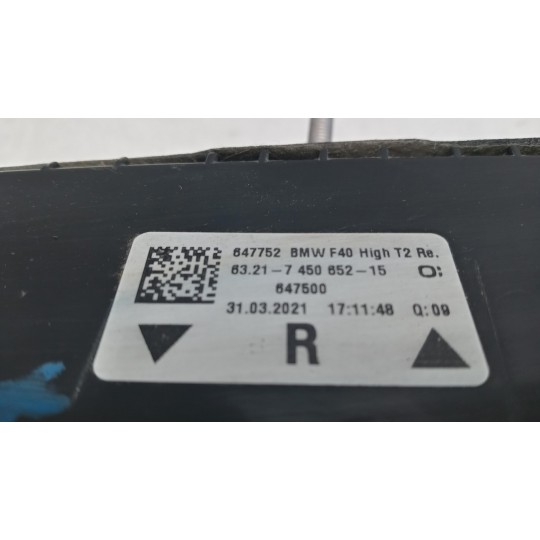 RIGHT REAR LED LIGHT ON BACK BMW Serie 1 (F40) 2019> used