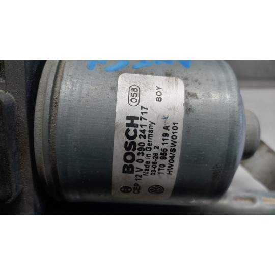windshield wiper motor VOLKSWAGEN Touran 2003>2007 used