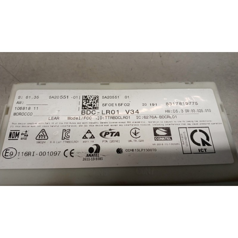 BMW VARIOUS CONTROL UNITS  BMW Serie 2 Active Tourer (F45 F46) 2018> used