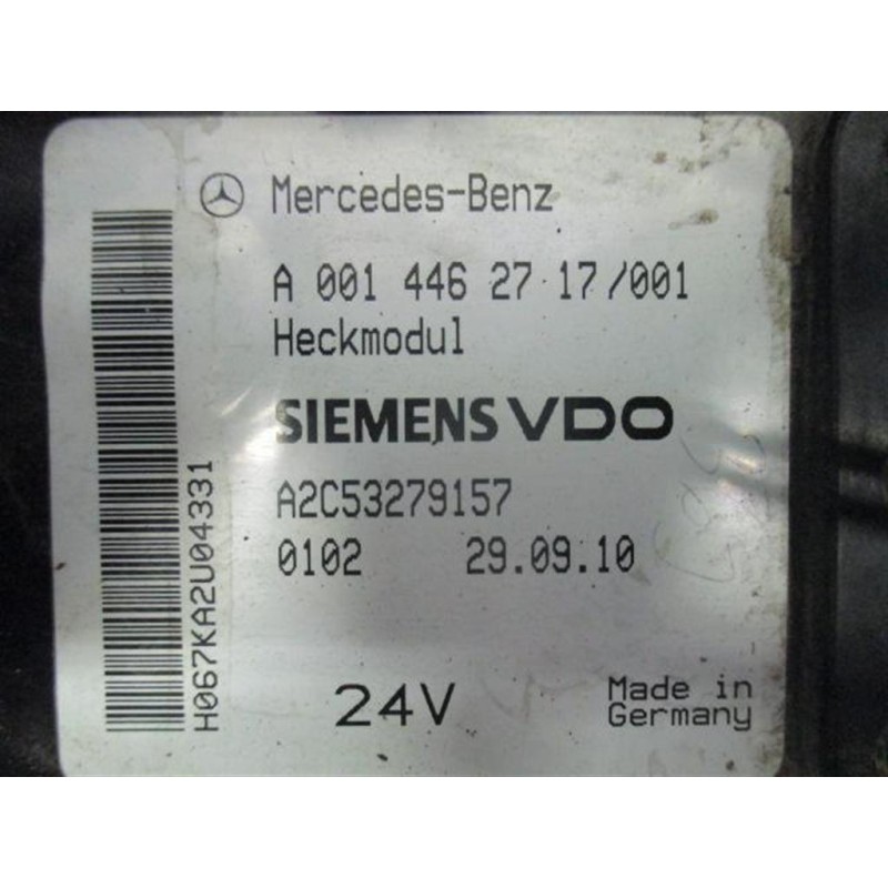 MERCEDES-BENZ truck VARIOUS CONTROL UNITS A  MERCEDES-BENZ truck Actros euro 5 2008>2013 used