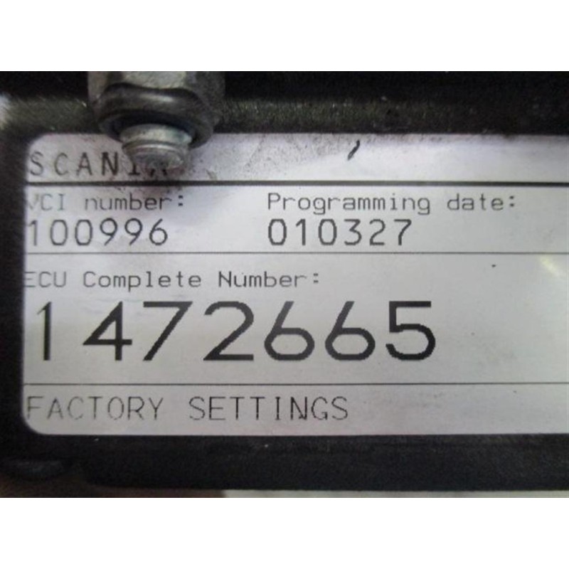 SCANIA VARIOUS CONTROL UNIT C SCANIA 124 used