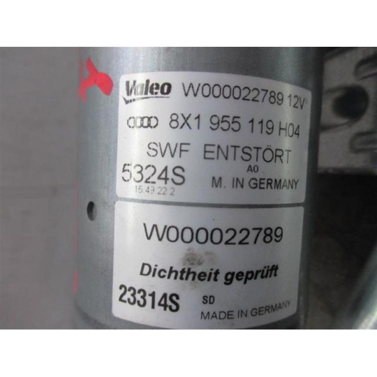 windshield wiper motor AUDI A1 2010> used