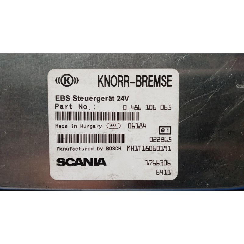 SCANIA CENTRALINA EBS CONTROLLO FRENATA SCANIA Serie R 2005> usato
