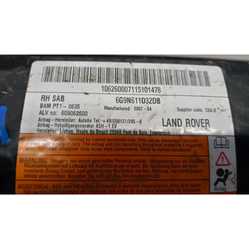 LAND ROVER CURTAIN AIRBAG RIGHT  LAND ROVER Freelander 2006>2010 used