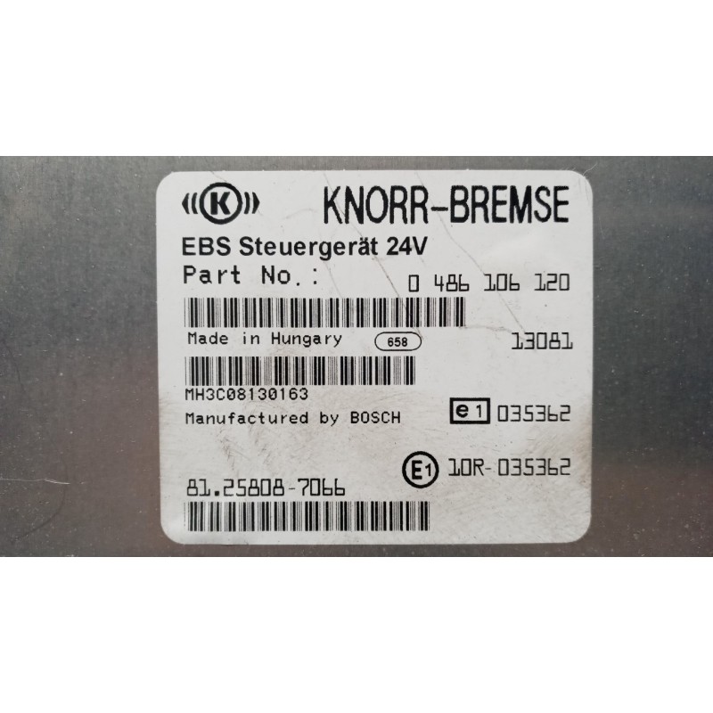 MAN EBS CONTROL UNIT  MAN TGX  used