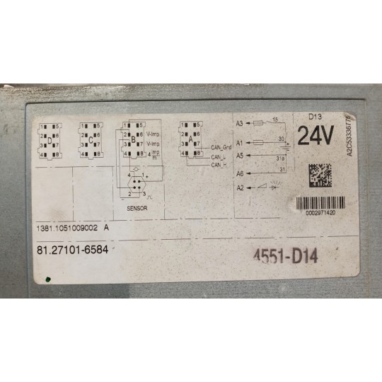 TACHIGRAFO MAN TGX  usato