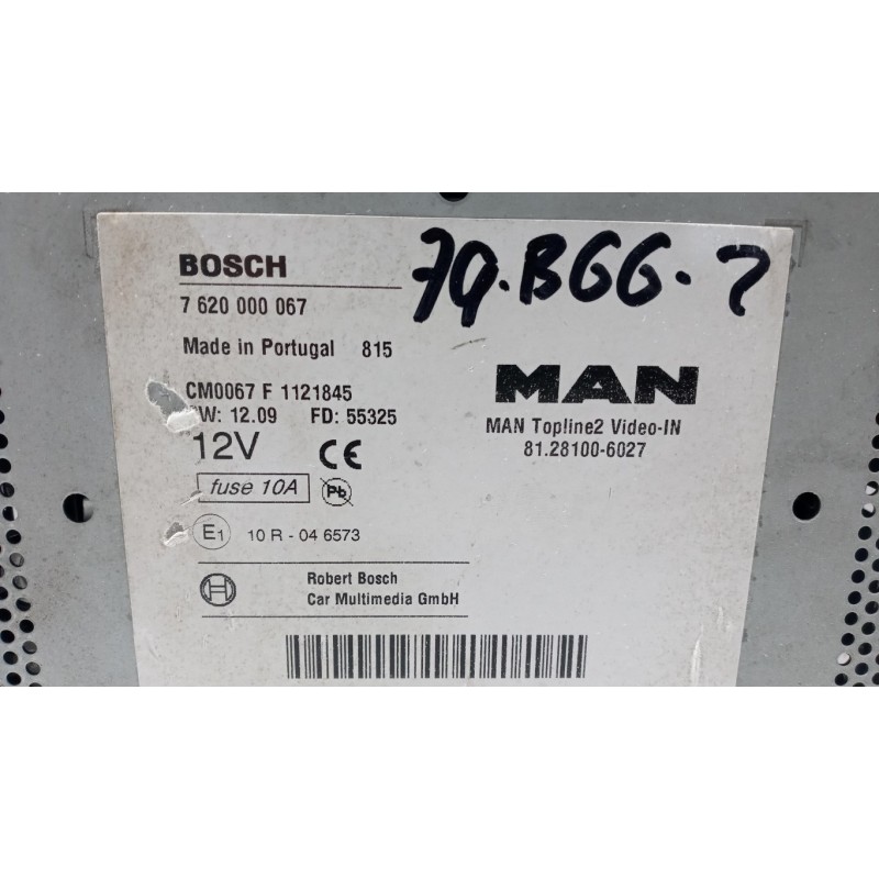 MAN AUTORADIO MAN TGX  usato