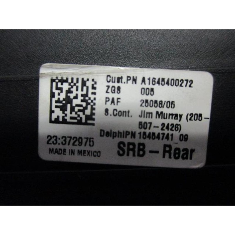 MERCEDES-BENZ FUSE BOX MERCEDES-BENZ Classe M (W164) 2005>2011 used