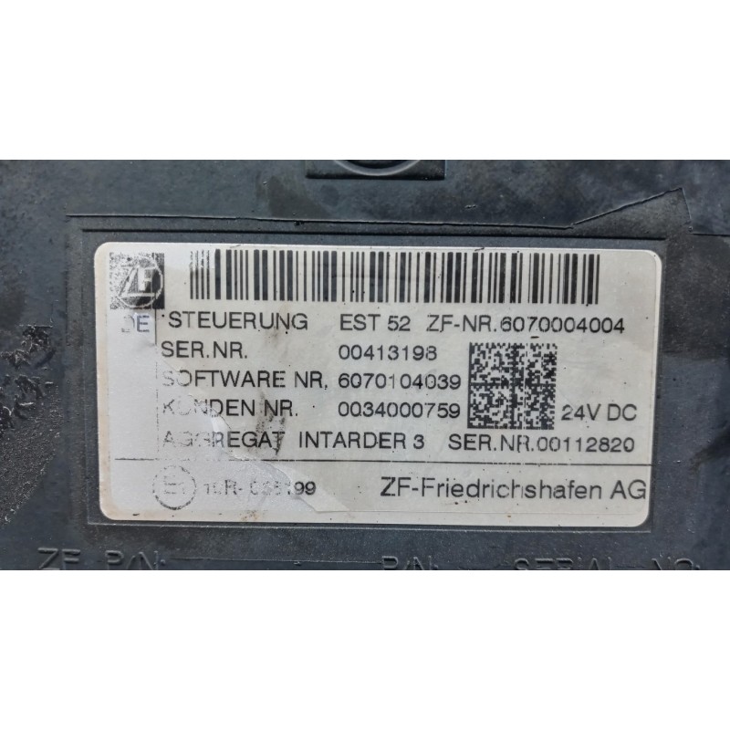 MAN VARIOUS CONTROL UNITS D  MAN TGX  used