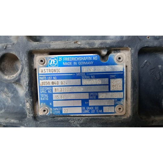 CAMBIO MAN TGX  usato