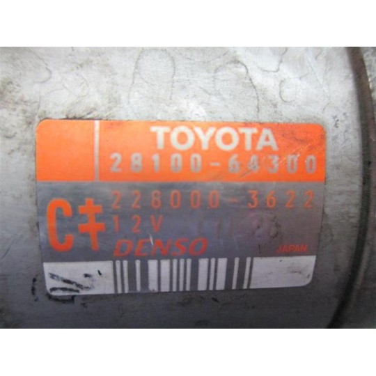 STARTER MOTOR TOYOTA Rav 4 2002>2006 used