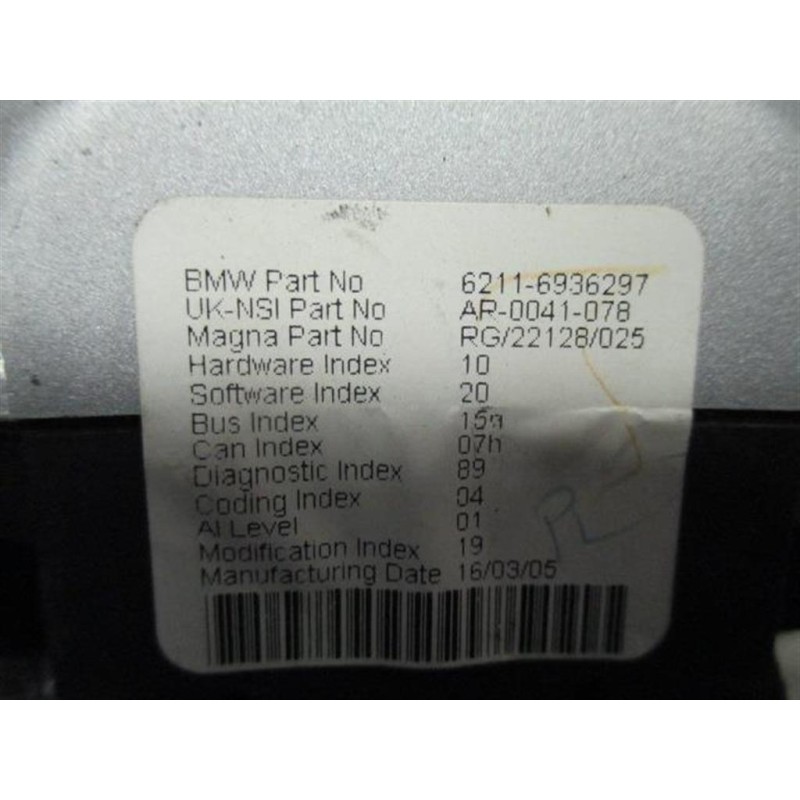 MINI REV COUNTER  MINI R50/53  2001>2006 used