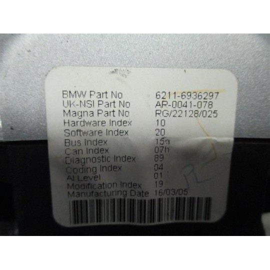 REV COUNTER  MINI R50/53  2001>2006 used