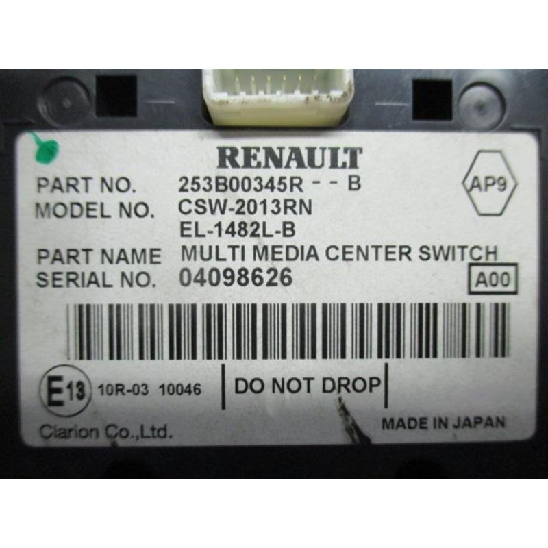 RENAULT INTERRUTTORI E PULSANTI ABITACOLO RENAULT Scenic 2012>2013 usato