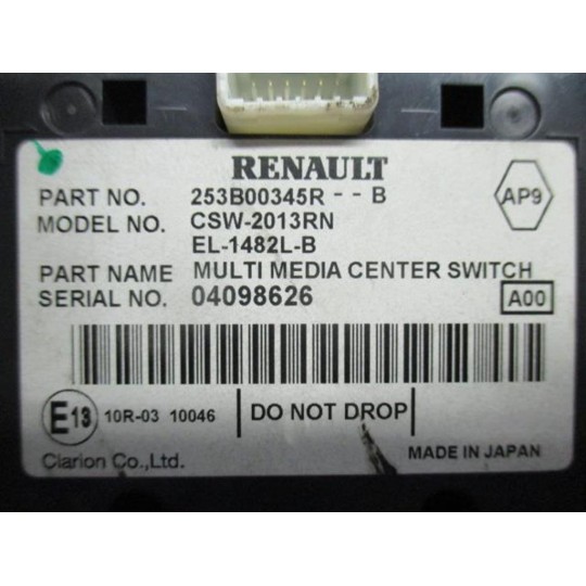 INTERRUTTORI E PULSANTI ABITACOLO RENAULT Scenic 2012>2013 usato