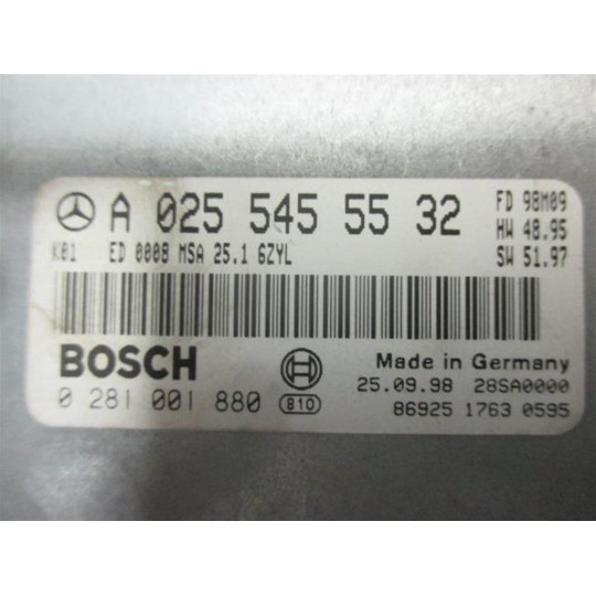 ENGINE UNIT MERCEDES-BENZ Classe E (W/S210) 1995>1999 used