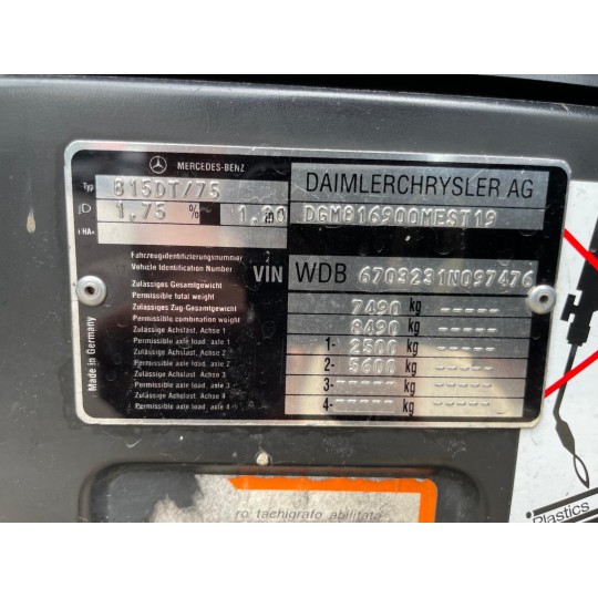 MERCEDES-BENZ van VARIO 815 D