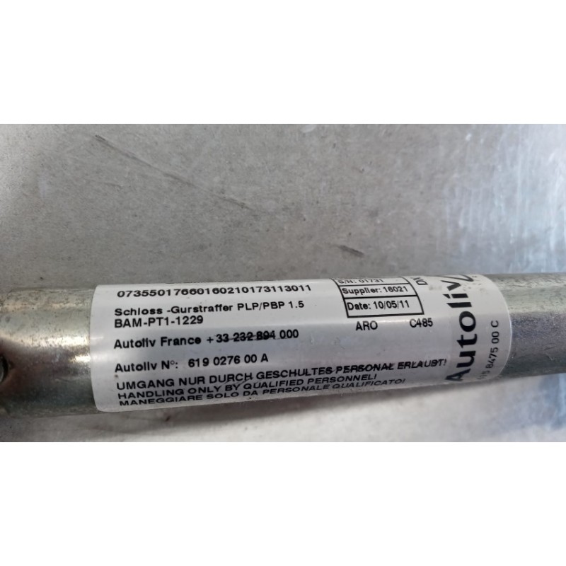 FIAT CINTURA DI SICUREZZA ANTERIORE DESTRA FIAT F.Punto Evo 2009>2012 usato