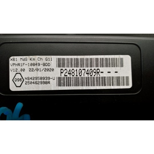 QUADRO STRUMENTI RENAULT Kangoo 2013>2021 usato