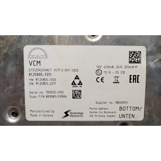 VARIOUS CONTROL UNITS D  MAN TGX euro 6 used