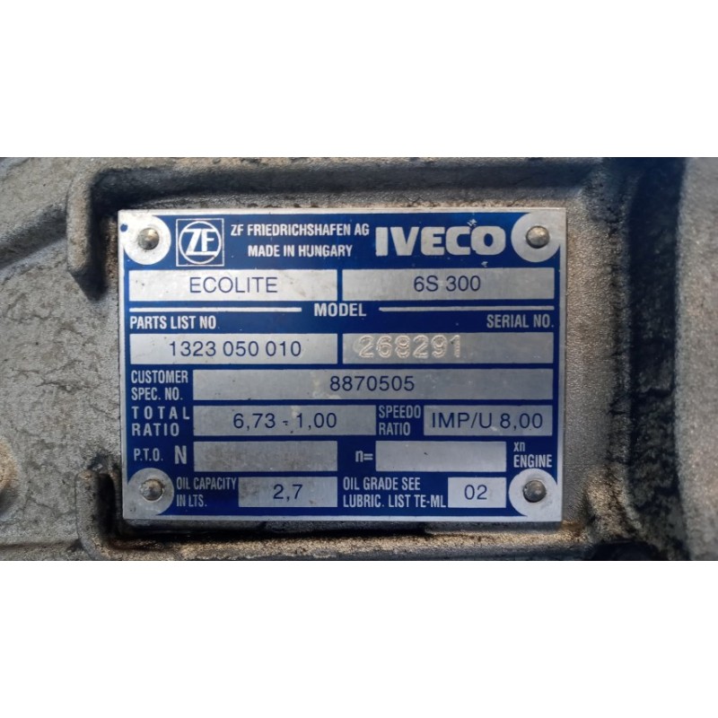 IVECO GEARBOXES  IVECO Daily 2000>2006 used