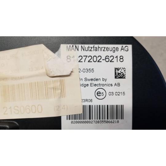 QUADRO STRUMENTI MAN TGS usato