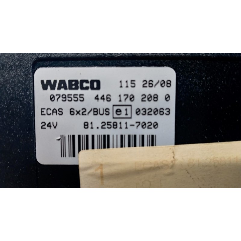 MAN VARIOUS CONTROL UNITS  MAN TGS used